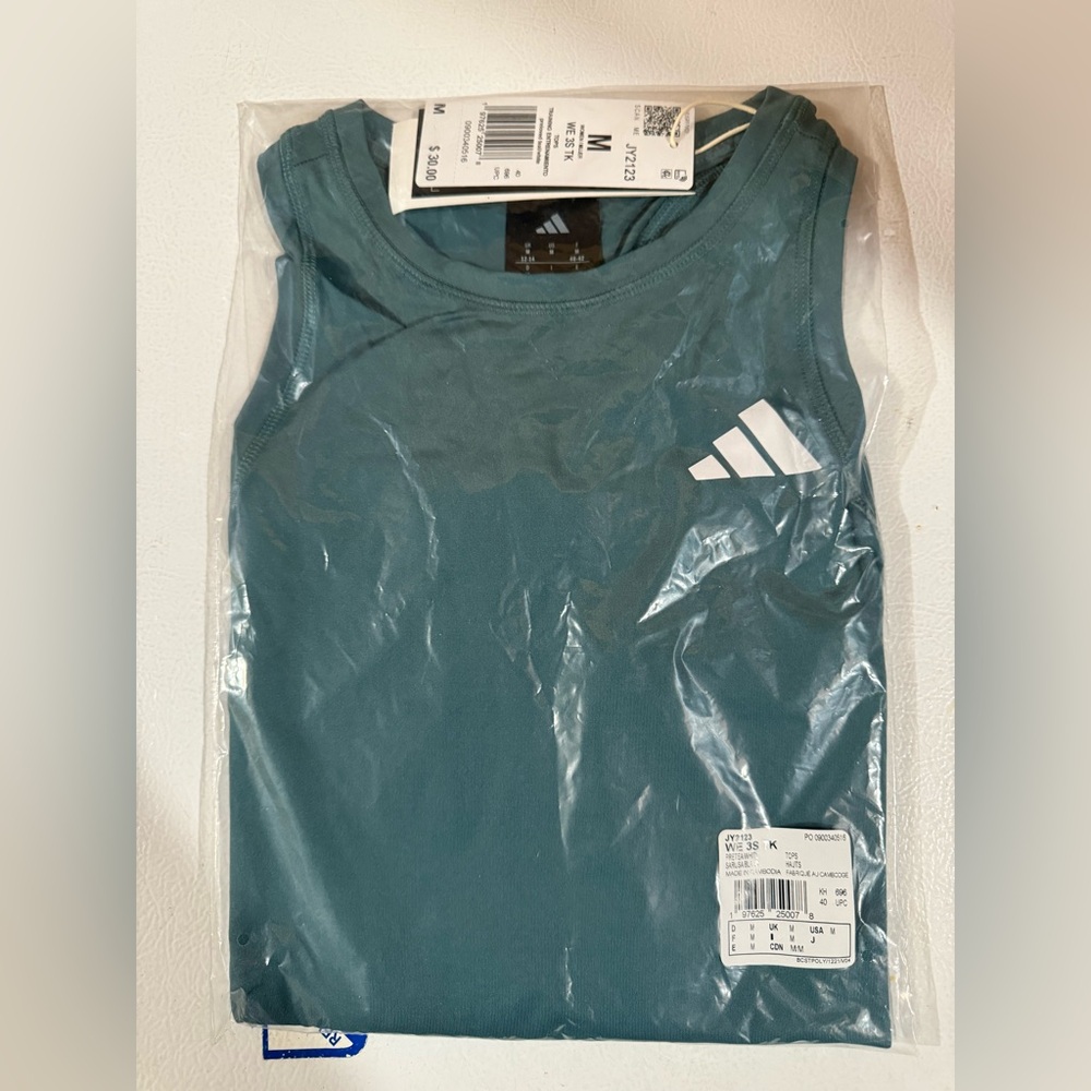 Adidas Teal Women's Tank Top - Picture 4 of 6